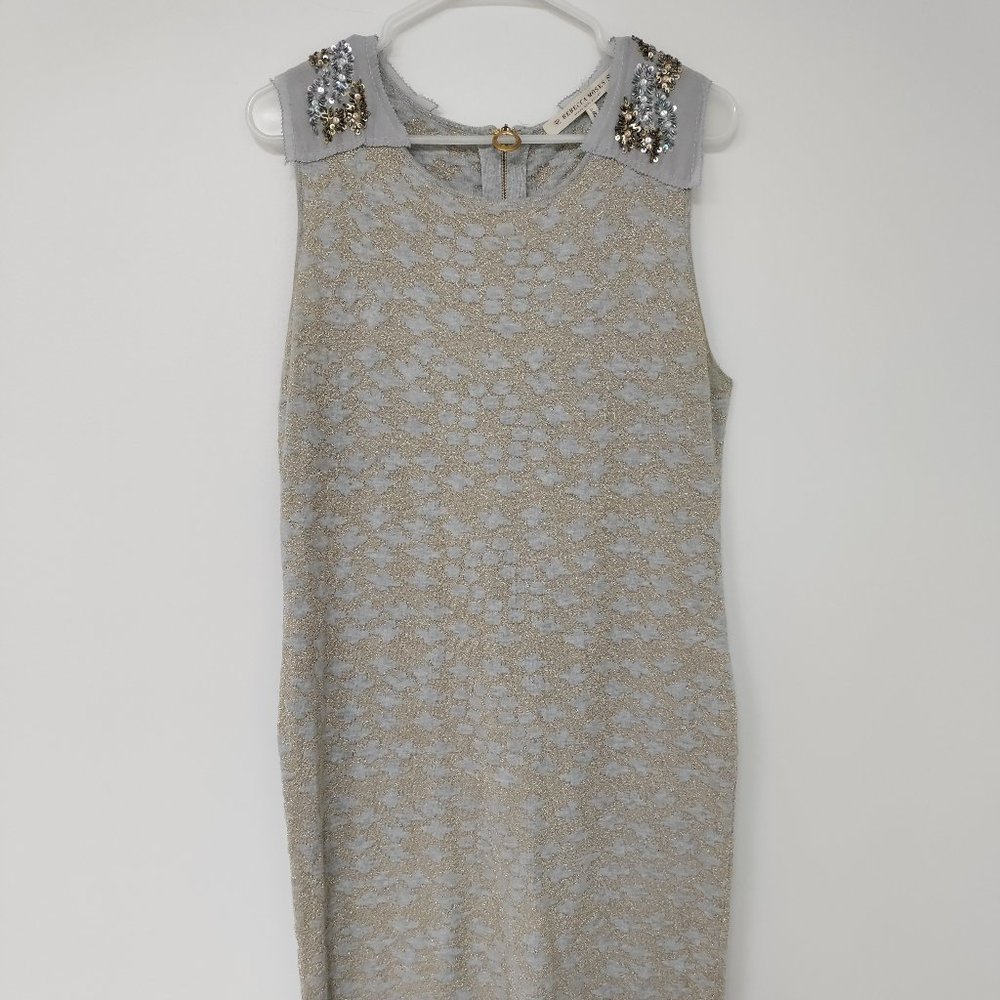 Rebecca Moses Women's Dress Size X Large grey color